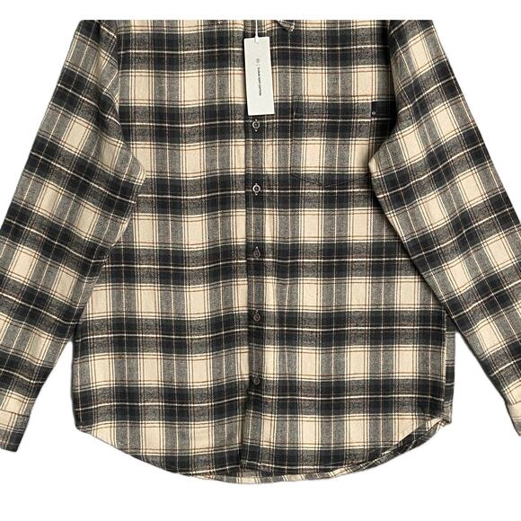 AG Los Angeles Men's Large "Aiden" Flannel Shirt Classic Fit Plaid NEW - Picture 4 of 13